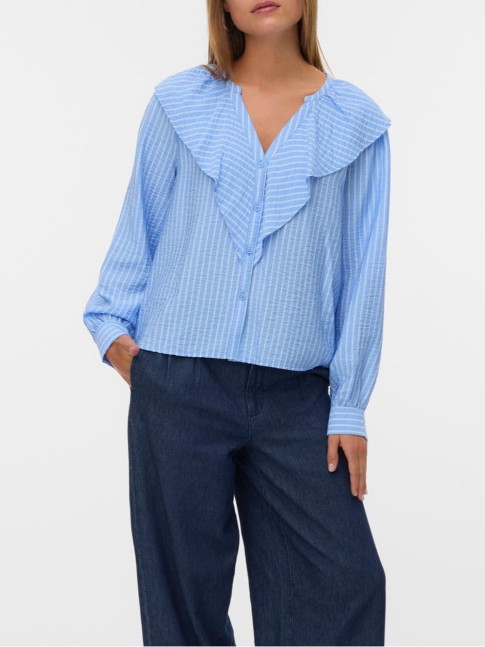 Vero Moda Kaja Frill Shirt